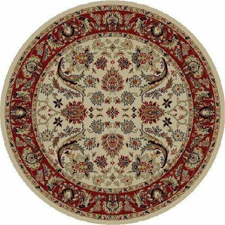 CONCORD GLOBAL TRADING 2 ft. 7 in. x 4 ft. 1 in. Ankara Sultanabad - Ivory 62023